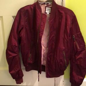 Gap bomber puffer jacket